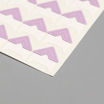 Набор уголков с кармашком для фотографий 24 уголка "Стиль" МИКС