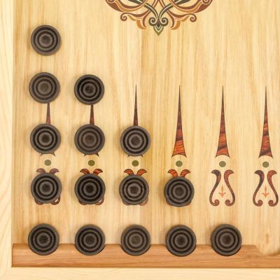 Настольная игра 2 в 1 "В бане генералов нет": шашки, нарды, доска 60 х 60 см