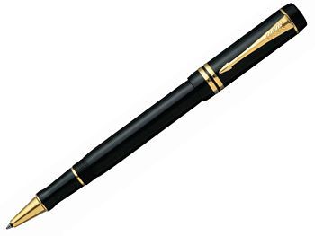 T 74 Black GT ручка роллер Parker Duofold Black GT  (арт. - S0690470)