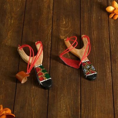 Сувенир дерево "Рогатка" 18х8х1 см МИКС