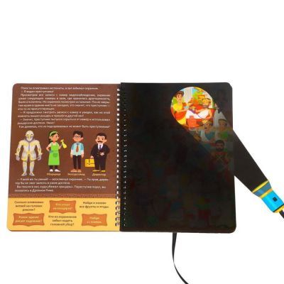 Книга с фонариком «Пропажа в музее», 30 стр.