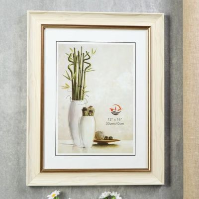 Фоторамка пластик 30х40 "Марселье" светлый беж 47х37х2 см