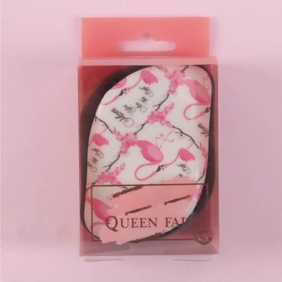 Расчёска массажная, с крышкой, 4 × 9 см, рисунок МИКС