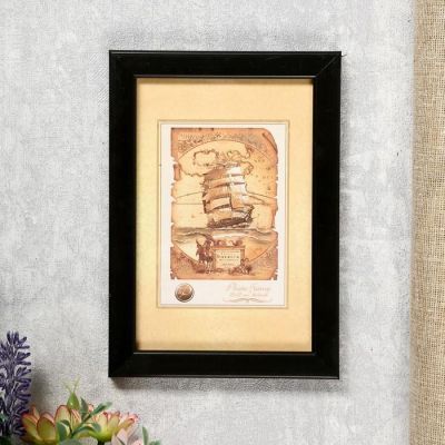 Фоторамка из пластика Черный 189 10х15 14мм/ прямой(48)