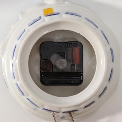 Часы настенные "Колокольчик", гжель фарфор 2с