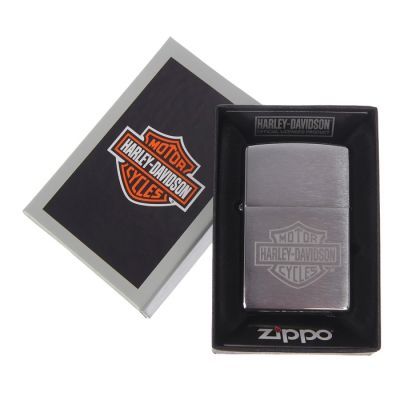 Зажигалка ZIPPO 200HD.H199 с покрытием Brushed Chrome