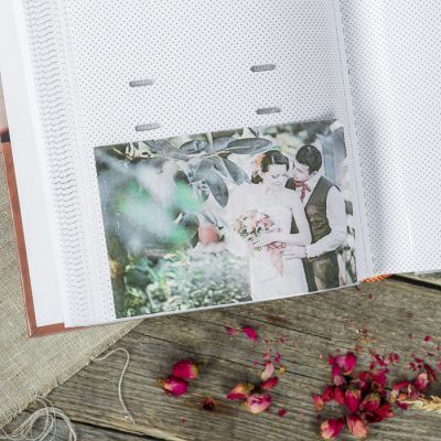 Фотоальбом на 300 фото 10х15 см "Классика" книжный п-т МИКС