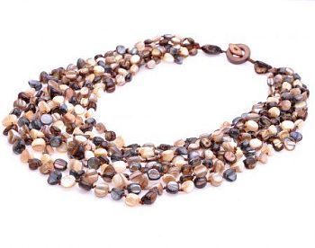 Колье Перламутр "Каскад" арт.П3192