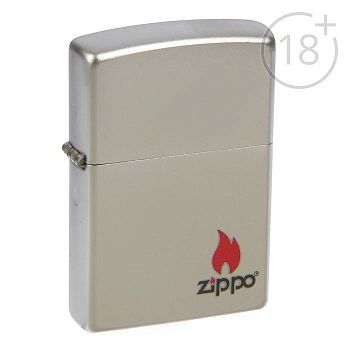 Зажигалка ZIPPO 205 ZIPPO с покрытием Satin Chrome
