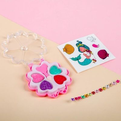 Тени детские "Самая милая"+ наклейки, стразы