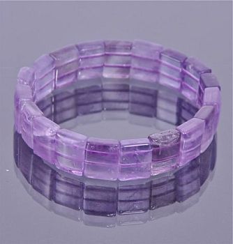 Браслет Аметист "Клеопатра" арт. бНАМ-2(14-10)-18-5