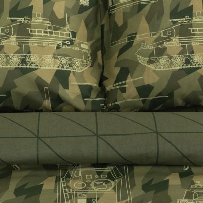 Постельное белье "Этель" 1.5 сп Камуфляж 143*215 см, 150*214 см, 70*70 см -2 шт