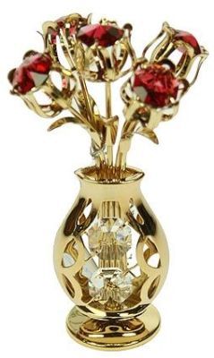 Композиция "Ваза с букетом" (4 х 5 х 11 см)