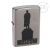 Зажигалка ZIPPO 207 MOSCOW SILHOUETTE с покрытием Street Chrome