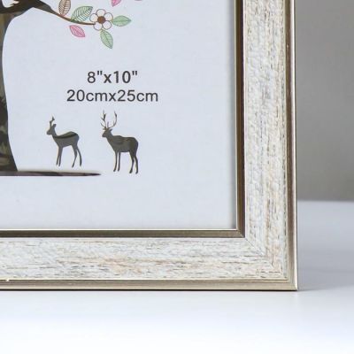 Фоторамка пластик 20х25 см "Рисовые хлопья" 28,4х23,4х2 см