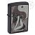 Зажигалка ZIPPO 218 Woman sword с покрытием Black Matte