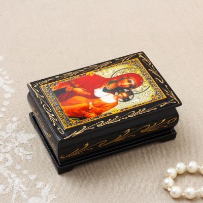 Шкатулка «Иконы», 6×9 см, лаковая миниатюра, микс