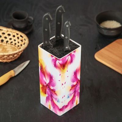 Подставка для ножей с наполнителем «Лилия», 22,5×10 см