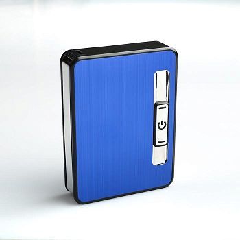 Портсигар с электронной зажигалкой "Барри", от USB, 11х16 см, микс