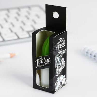 Ручка ракета "Первый во всём" МИКС