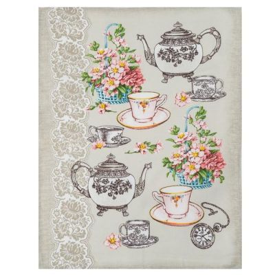 Набор полотенец "Тет-а-Тет лен " 45х60 см, 170 гр/м, хлопок 100%, рогожка, 3 шт (в пакете)