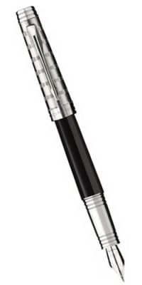 Перьевая ручка Parker Premier Custom Tartan перо золото 18К (арт-F561) Black ST, F
