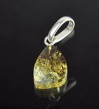 Кулон Янтарь "Золотой дождь" арт.ЯК-591