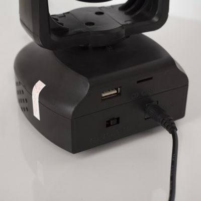 Световой прибор «Вращающийся шар» 8.5 см, динамик, свечение RGB, 12 В