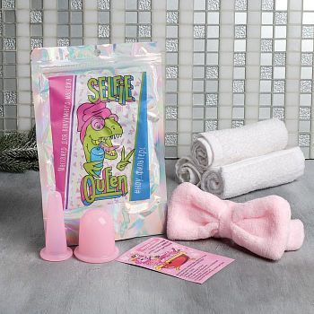 Набор с вакуумным массажёром для тела "Selfie"