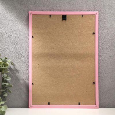 Фоторамка пластик 21х30 розовый