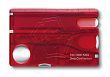 0.7240.T Victorinox SwissCard Nailcare 13 функций полупрозрачный красный