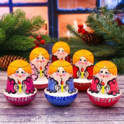 Неваляшка «Ангел», 3 цвета МИКС