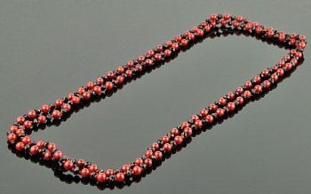 Бусы Коралл, хрусталь "Астро" арт. П2946