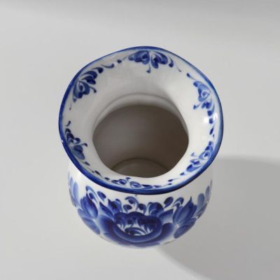 Вазочка "ГРАЦИЯ", гжель