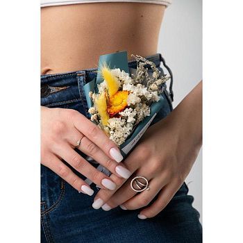 Мини букет «Незабываемой», 8 × 14 см