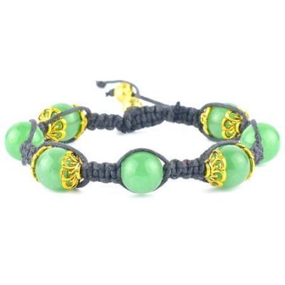 Браслет Нефрит "Шамбала 10" арт. бП1873