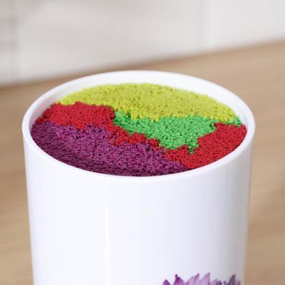 Подставка для ножей с наполнителем «Цветение», 11×11×22 см