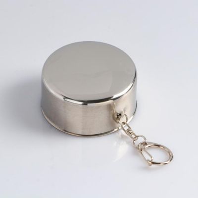 Складной стакан "Аларо" с карабином 100 мл, d=5 см