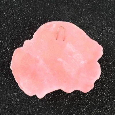 Подвесной декор "Мак" алый, 8х6х1 см