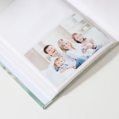 Фотоальбом "Пион" на 200 фото 10х15 см. 18,5х5х23см. ПП карм.