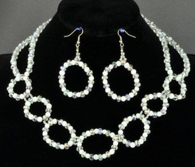 Бусы Кошачий Глаз, хрусталь "Блистательный " арт. КАП-869