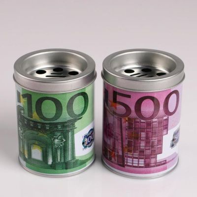 Пепельница "Euro" 7.7х10.2 см, микс