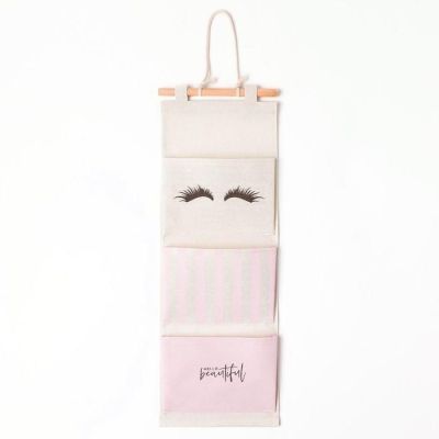 Кармашек текстильный "Глазки" 3 отделения, 56х20 см