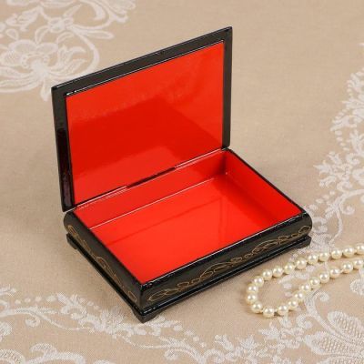 Шкатулка «Букет цветов», 10×14 см, лаковая миниатюра