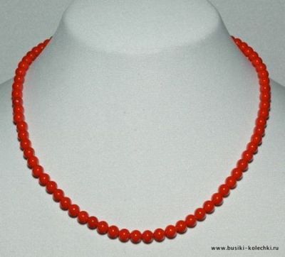 Бусы Коралл "Классика №6" арт. ПКО-1(6)-45-6