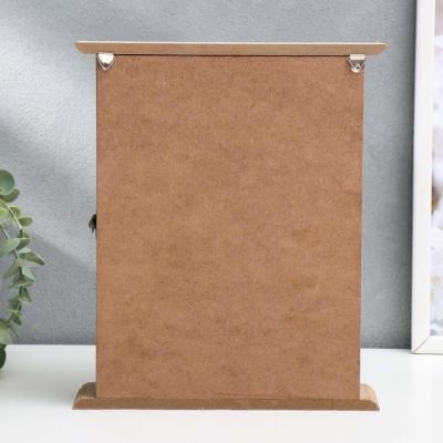 Ключница дерево 6 крючков "Оранжерея" 26,5х22х6 см