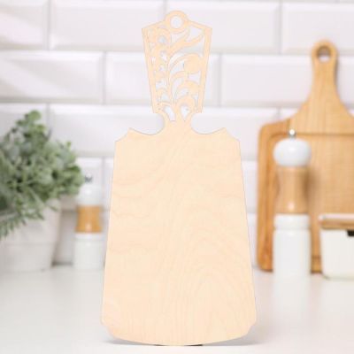 Доска разделочная "Дорогой свахе!", дерево, лакированная, 17,5х37 см