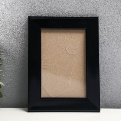 Фоторамка пластик 10х15 см, 601 чёрный