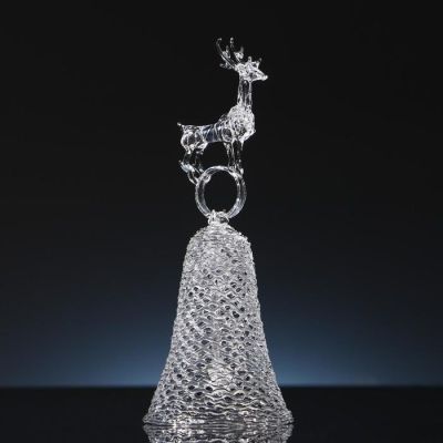 Колокольчик сувенирный "Олень, ручной работы, в подарочном сундуке