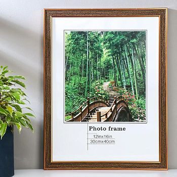 Фоторамка пластик 30х40 см "Горький шоколад с карамелью" 43,4х33,5х2 см